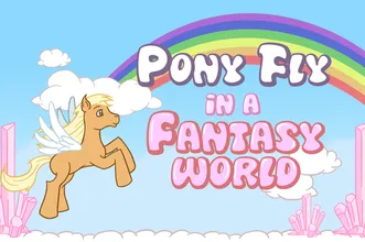 Pony Fly In A Fantasy World