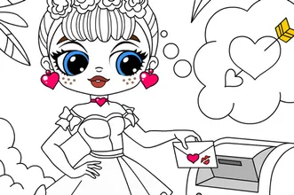 Popsy Surprise Valentines Day Coloring